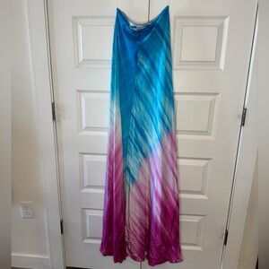 Lacey Parker tie dye maxi dress.